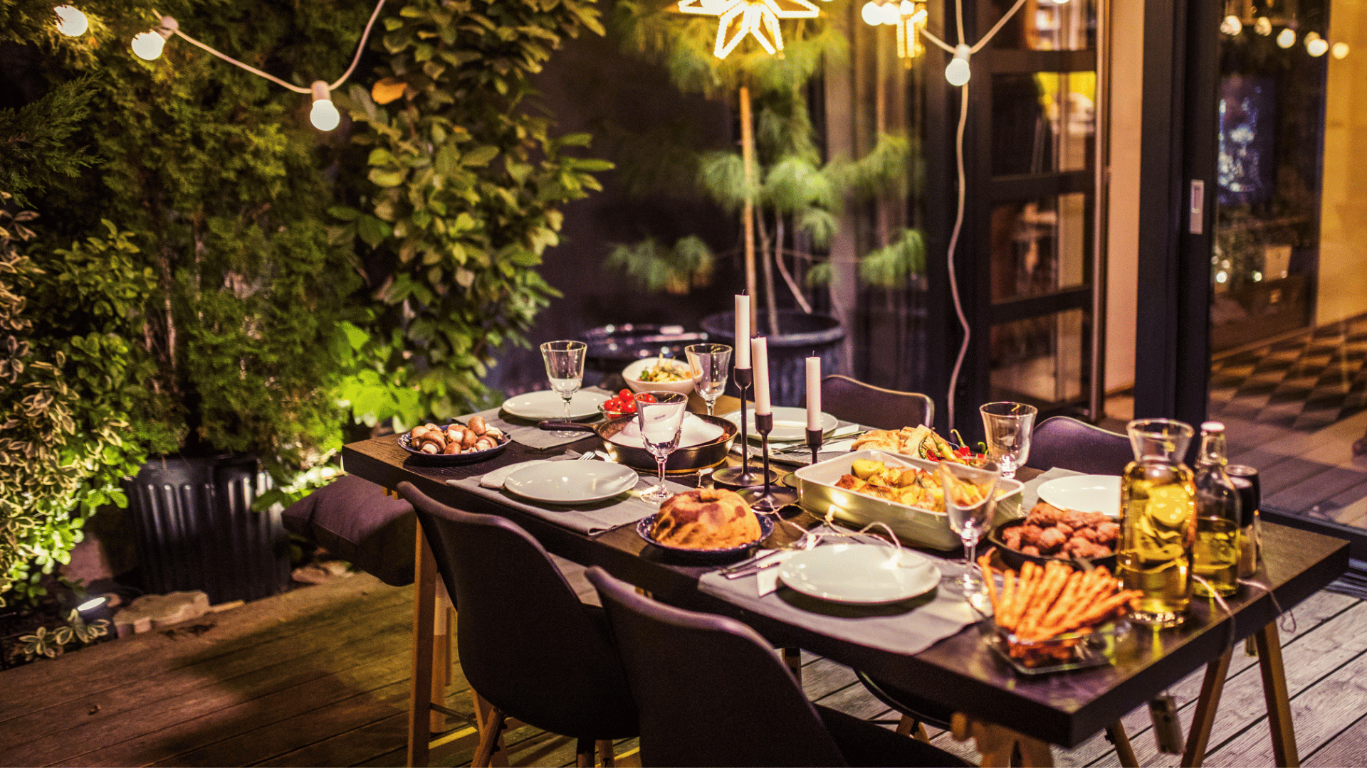 Family gathered around a table sharing recipes with digital privacy controls in Mealmento